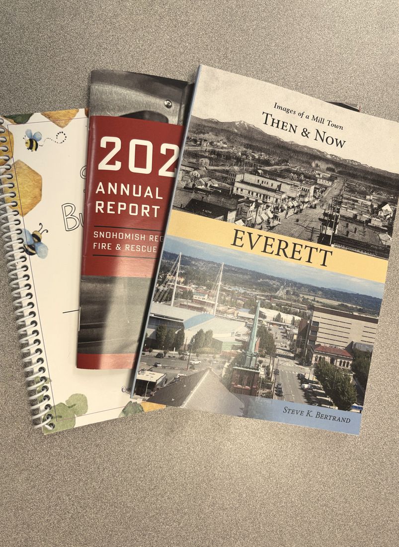 Books and booklets bound in Pacific Copy bindery department